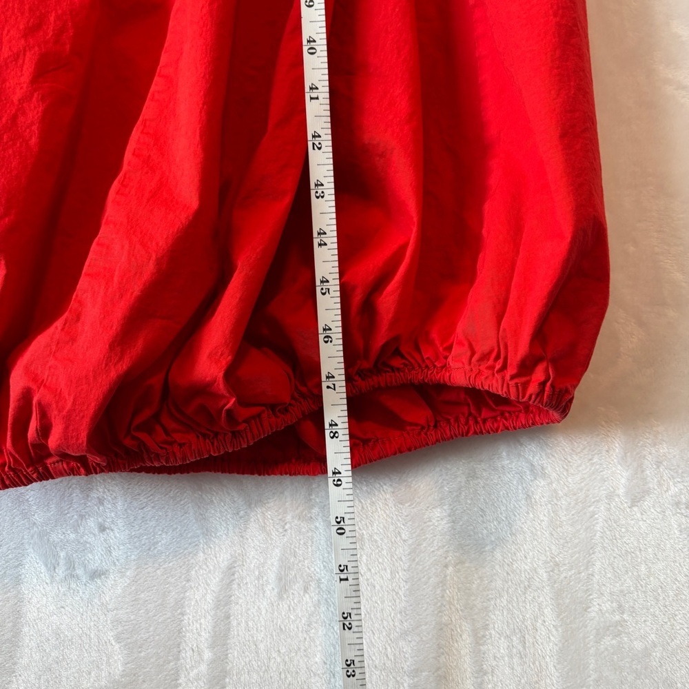 Free People womens red bubble dress casual Carmen Tee Midi Dress Size medium - Picture 8 of 15